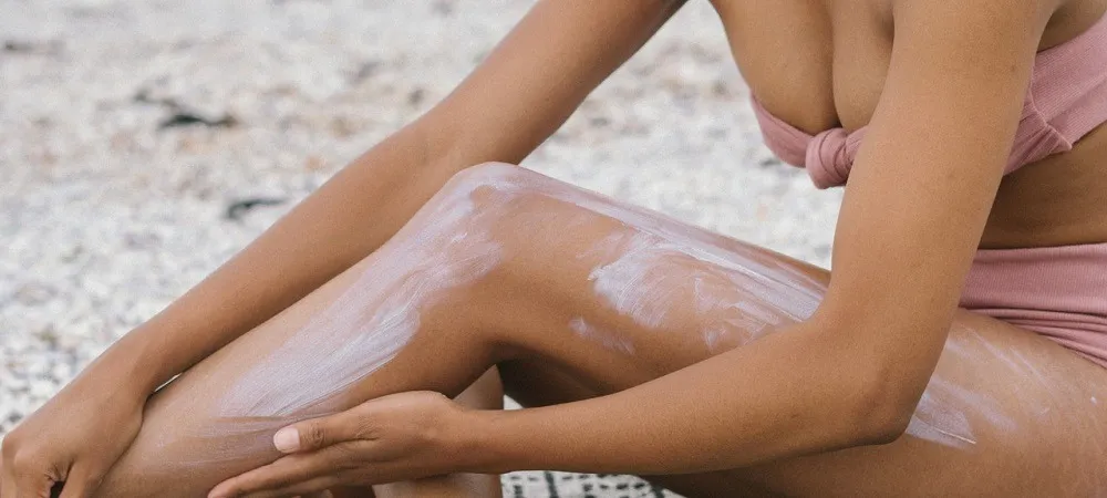 Skincare products in London